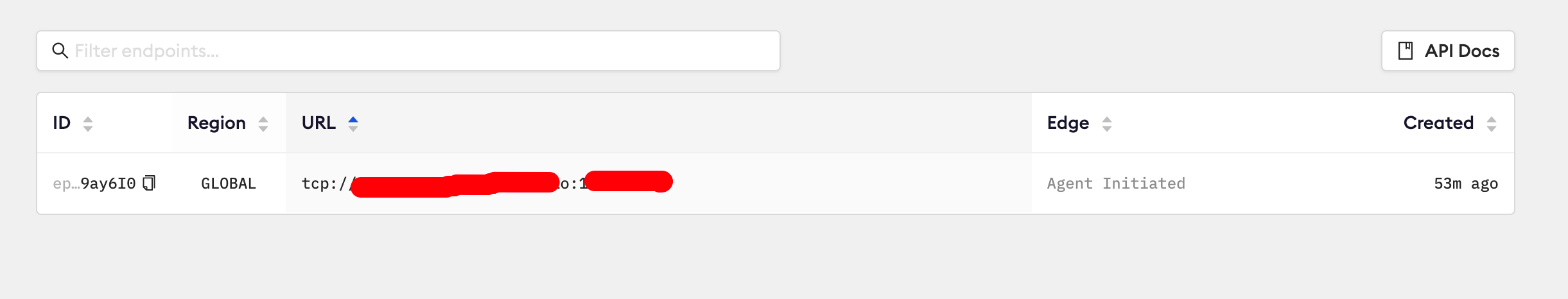 Ngork Endpoints page